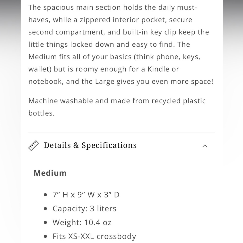 Canvelle City Crossbody - Picture 7 of 7